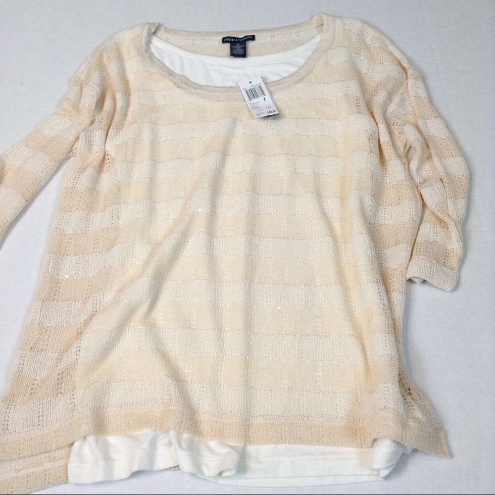 Chelsea and Theodore Top Sheer w/ Tank - M